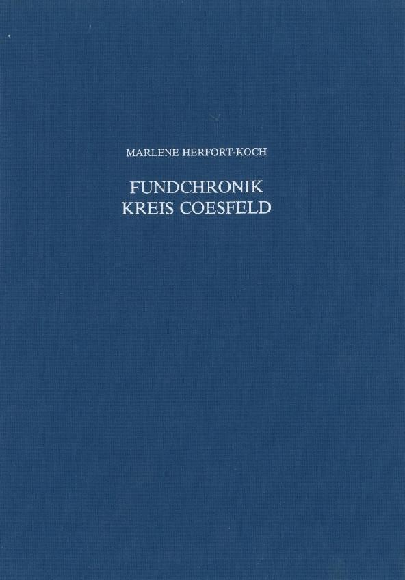 Titelbild Ausgrabungen und Funde in Westfalen-Lippe Beiheft 2