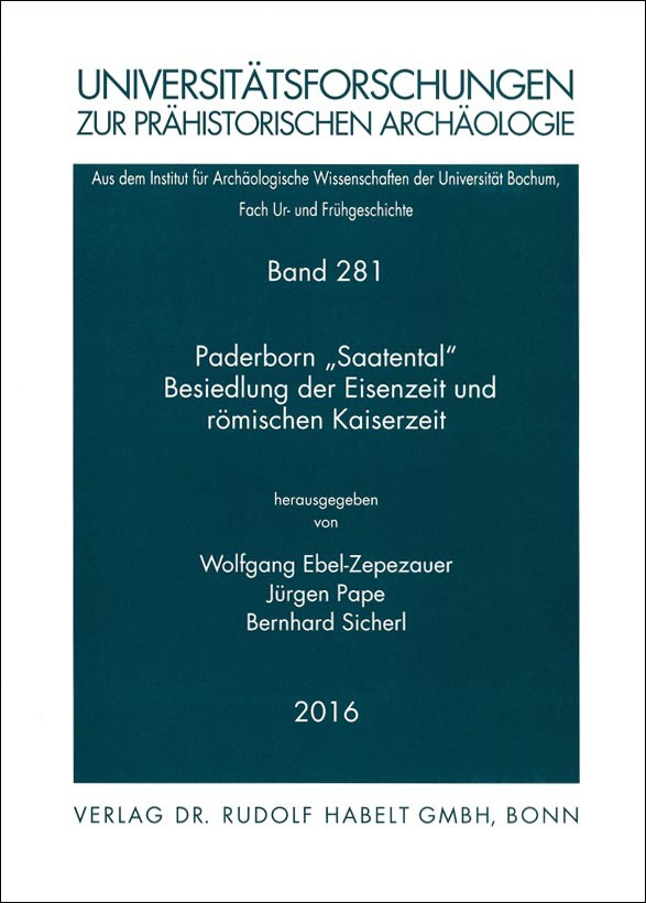 Umschlag der Publikation: Saatental – Besiedlung der Eisenzeit und römischen Kaiserzeit