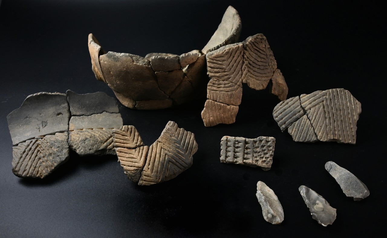 Charakteristisches Fundensemble der Rössener Kultur (Foto: LWL-Archäologie für Westfalen/A. Philippi)