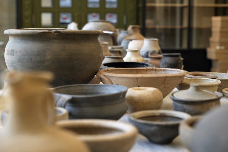 Kermikgefäße im Museum
