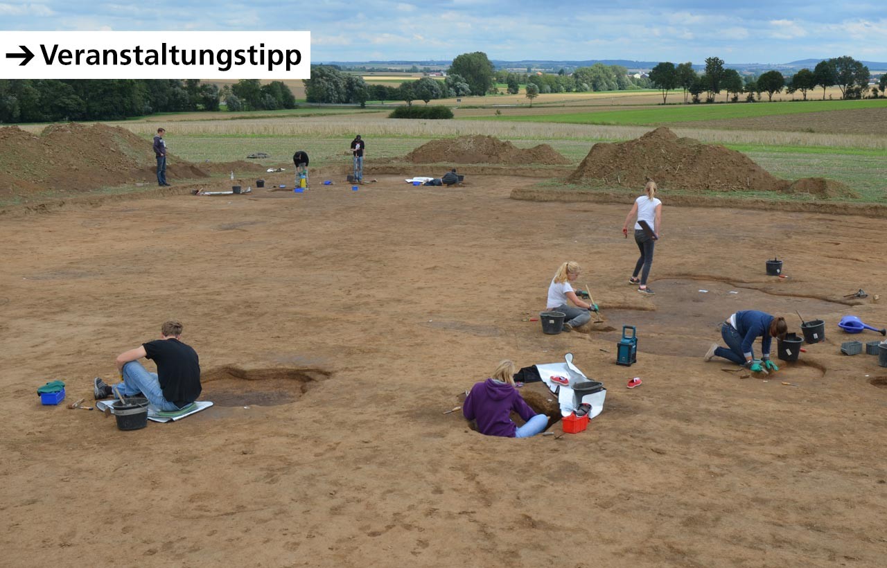 Blick auf die Grabungsfläche; Foto: LWL/M. Hahne