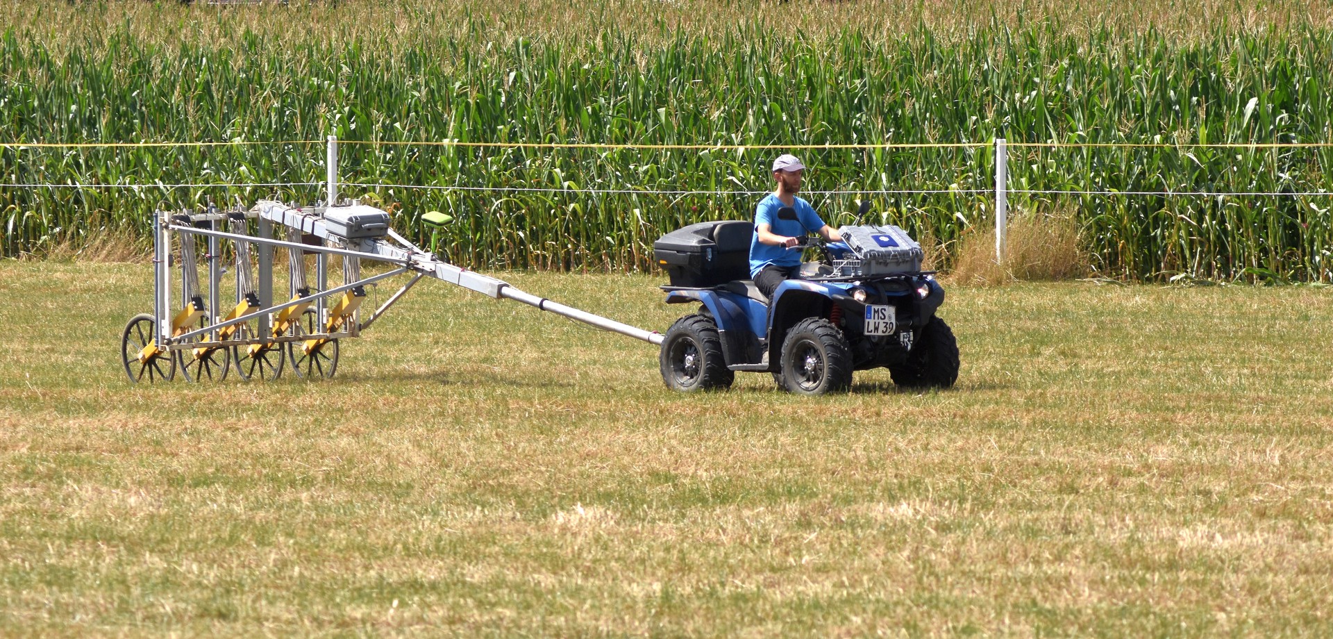 Messgerät in Haltern am See im Einsatz (Foto: LWL/P. Stroecks).