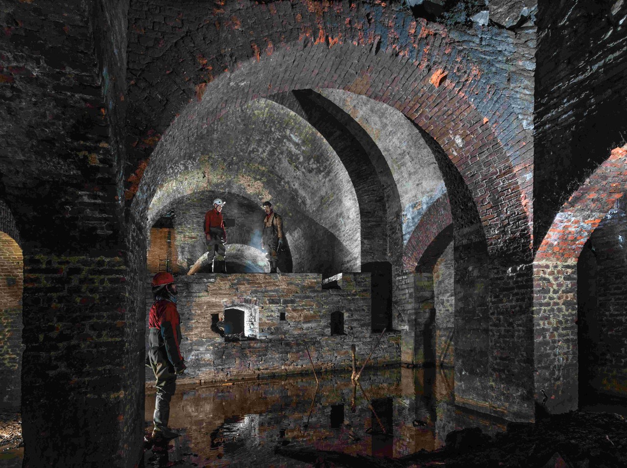 Blick in die Maschinenhalle der Grube Landeskrone (Foto: Deutsches Bergbau-Museum/Peter Thomas).