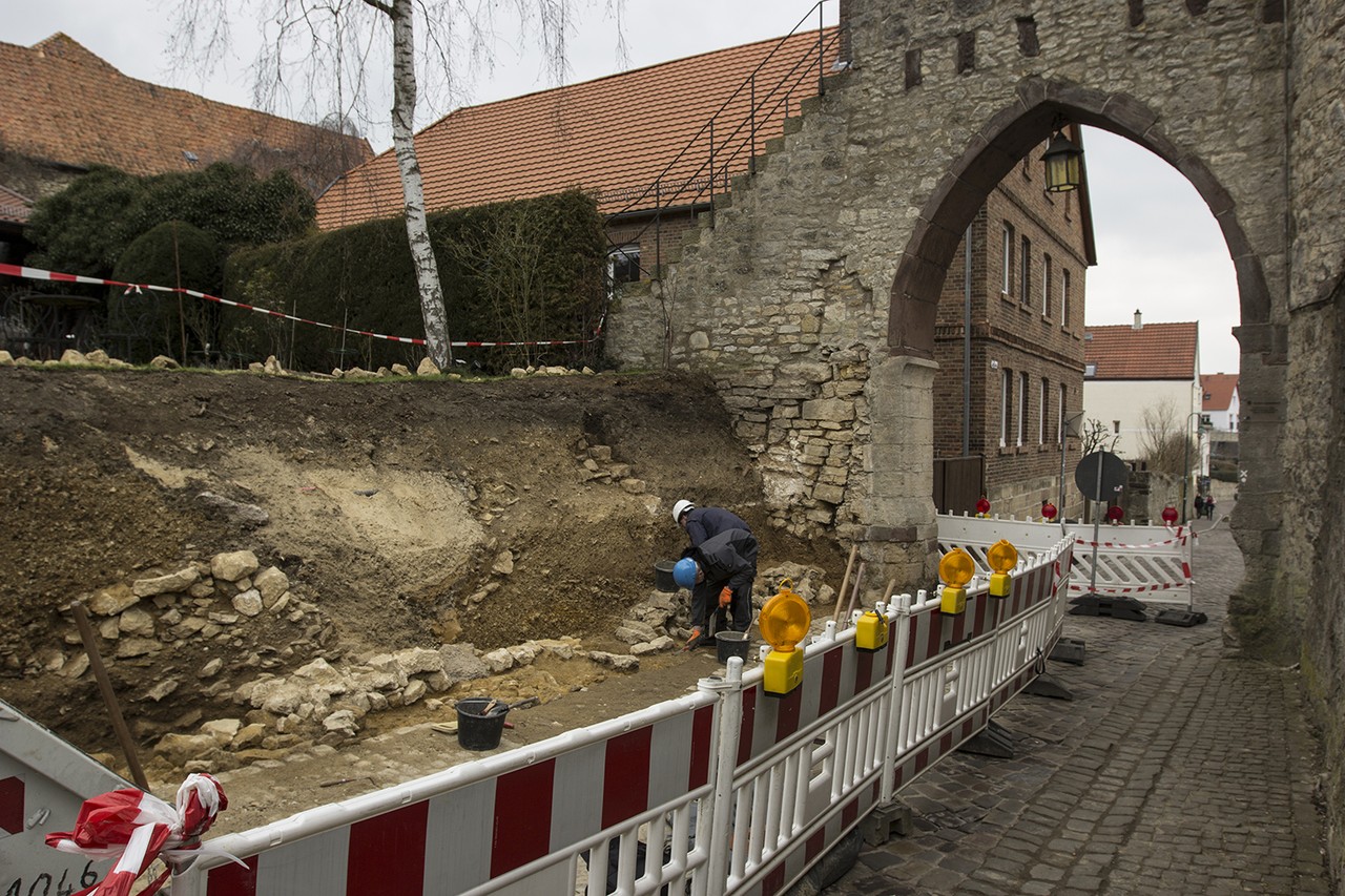 Die Baustelle am Sacktor