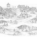 … und fügte sie zu einer Gesamtdarstellung zusammen, die schließlich noch koloriert wurde (Grafik: LWL-Archäologie für Westfalen/A. Müller). (vergrößerte Bildansicht wird geöffnet)