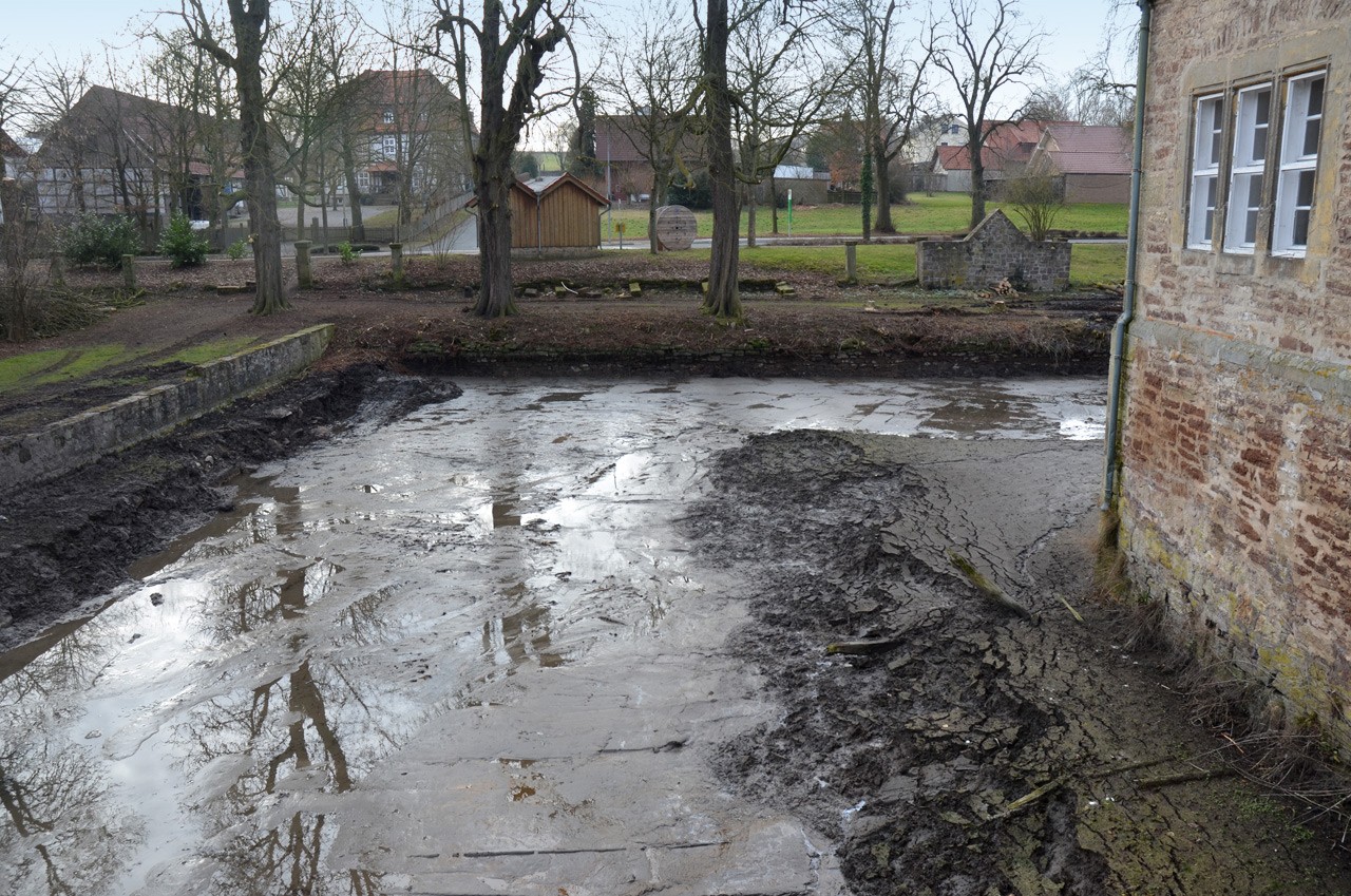 Im Erdreich war die Umfassungsmauer gut geschützt. Foto: LWL/M. Hahne