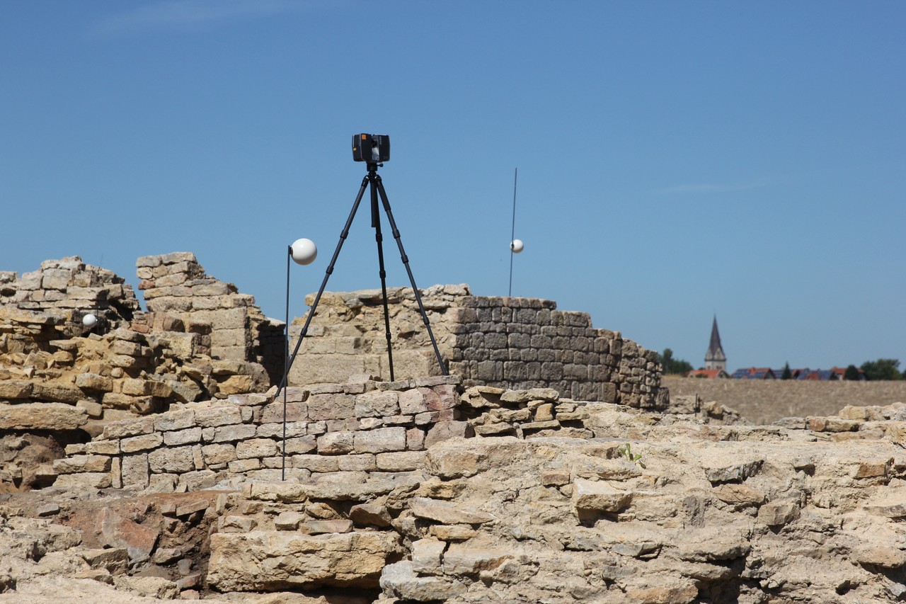 Laserscan in der Holsterburg